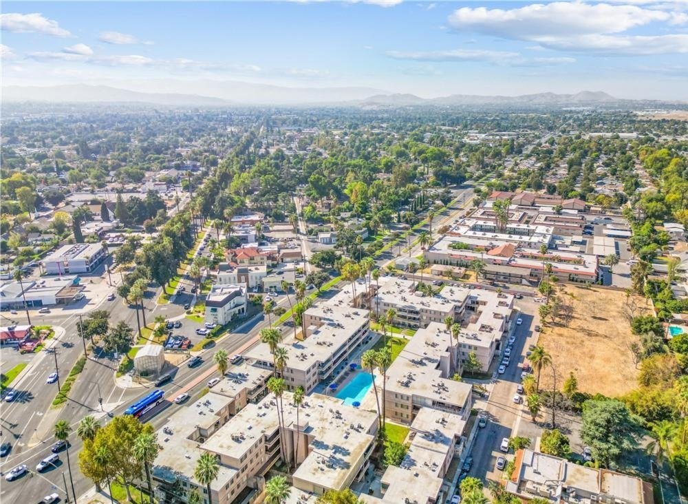 Sell my house fast Fontana — aerial drone photo of a residential property